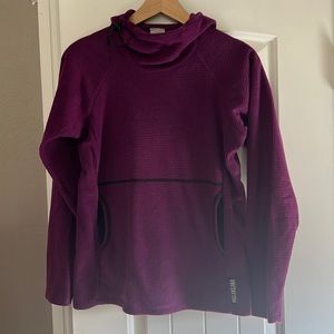 Purple Melanzana Microgrid Hoodie